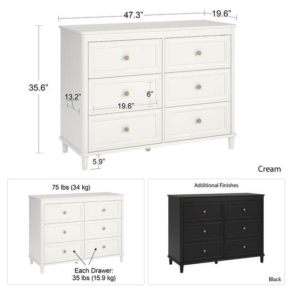 6 drawer piper cream dresser Tyler Arched Full Size Black Metal Headboard