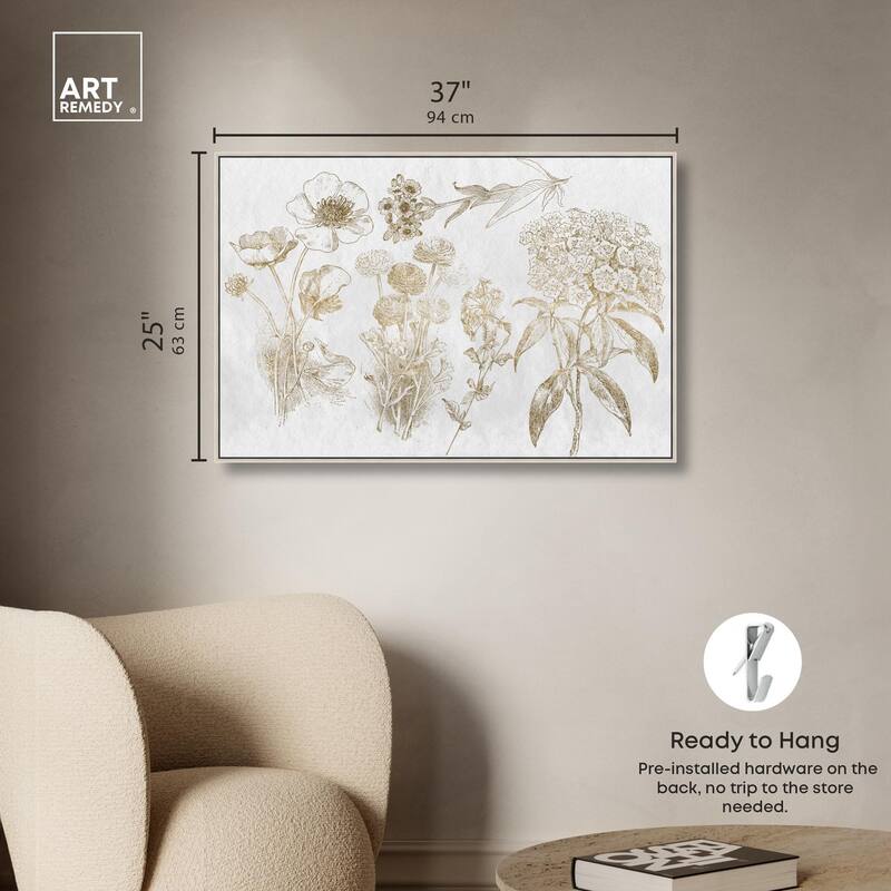 Floral Selection Canvas by Art Remedy