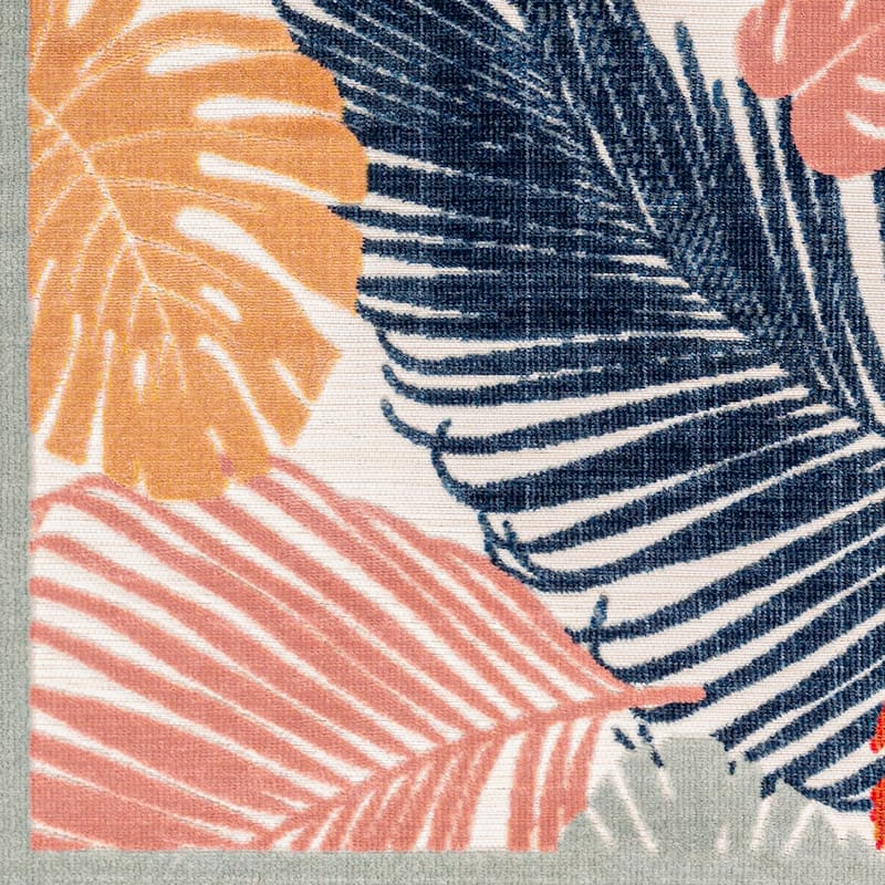 Livabliss Cabo Indoor/ Outdoor Palm Area Rug