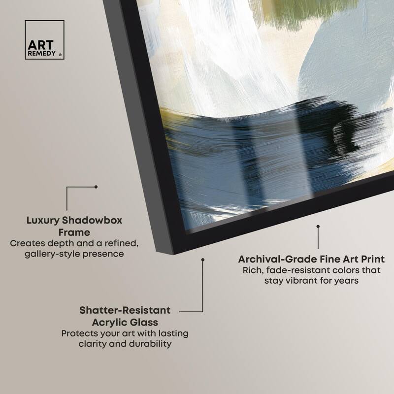 Moss Layers II Shadowbox by Art Remedy