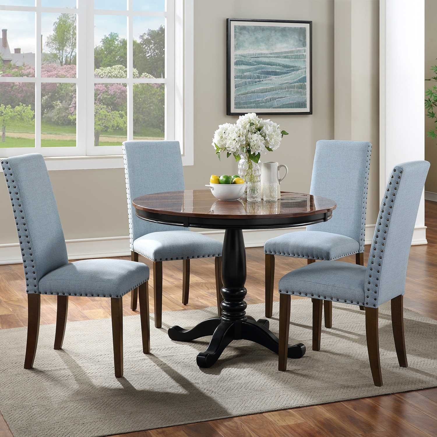 High back best sale parsons dining chairs