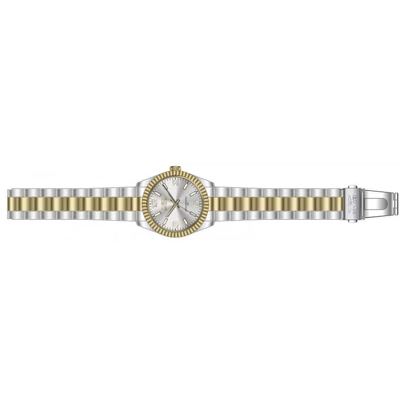 Invicta Men's 47454 Specialty Quartz 3 Hand Silver Dial Watch