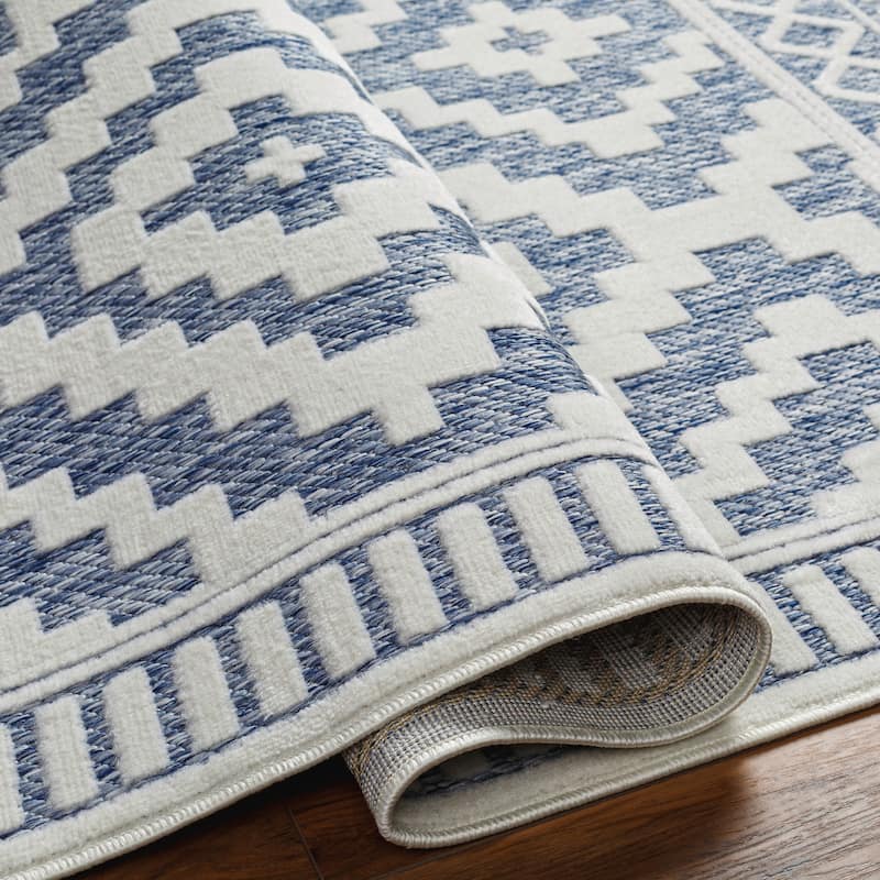 Livabliss San Diego Geometric Indoor/ Outdoor Area Rug
