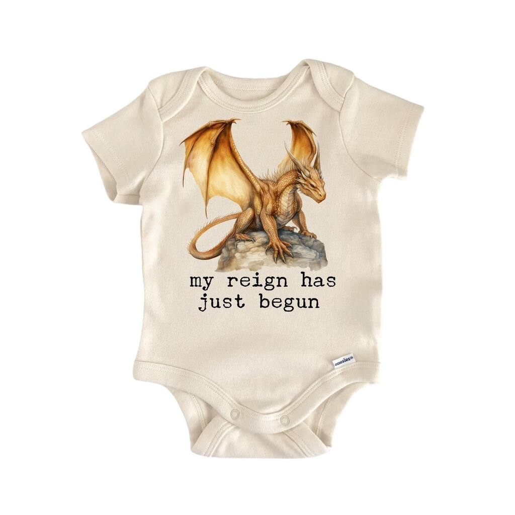 Red Dragon Reign - Baby Boy Girl Clothes Infant Bodysuit Funny Cute Newborn