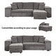 preview thumbnail 12 of 16, Merax 104" Modern L-Shape 3 Seat Reversible Sectional Couch