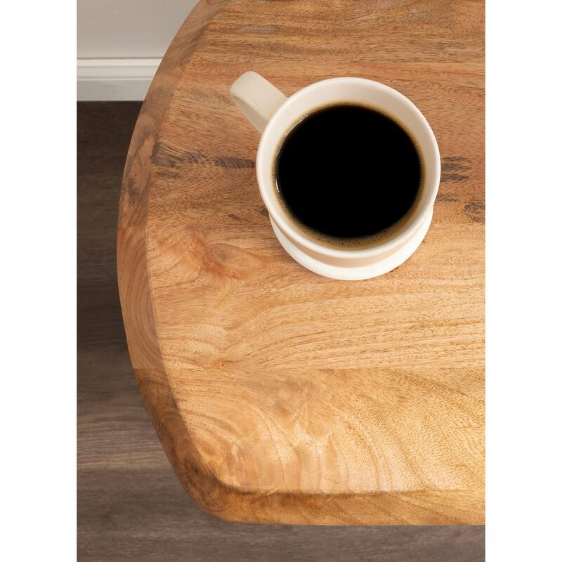 Kate and Laurel Vaux Chunky Side Table - 22x14x22