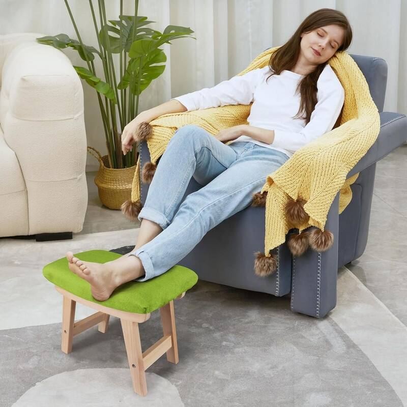 Small Foot Stools (Wood Legsr)
