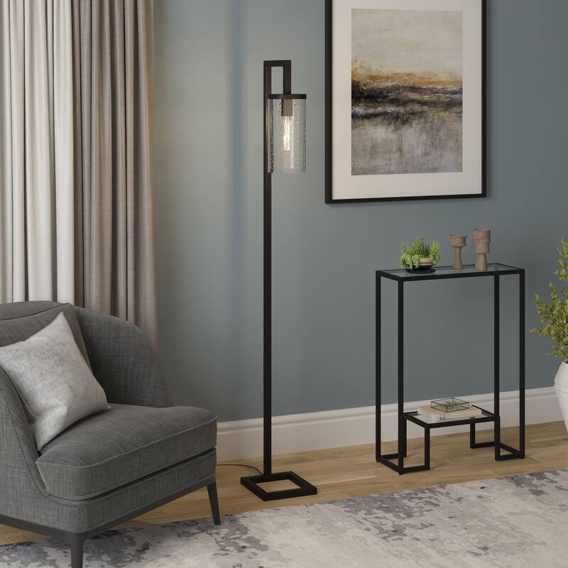 Malva 67.75" Tall Floor Lamp with Glass Shade - 11" Wide