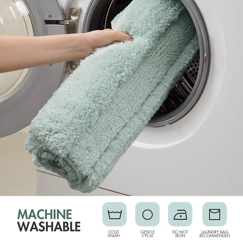 Madison Park Tufted Pearl Channel Solid Bath Rug