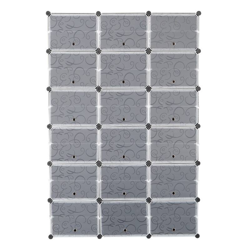 Portable Shoe Rack Organizer 66-72 Pair Tower Shelf Storage Cabinet - 12-tiers