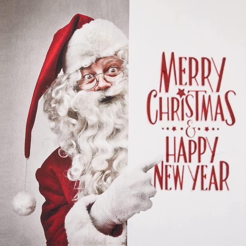 Violet Linen Seasonal Xmas Christmas Holiday Santa Claus Actions Pattern, 18" by 30 Inch, Decorative Area Rug, Doormat.