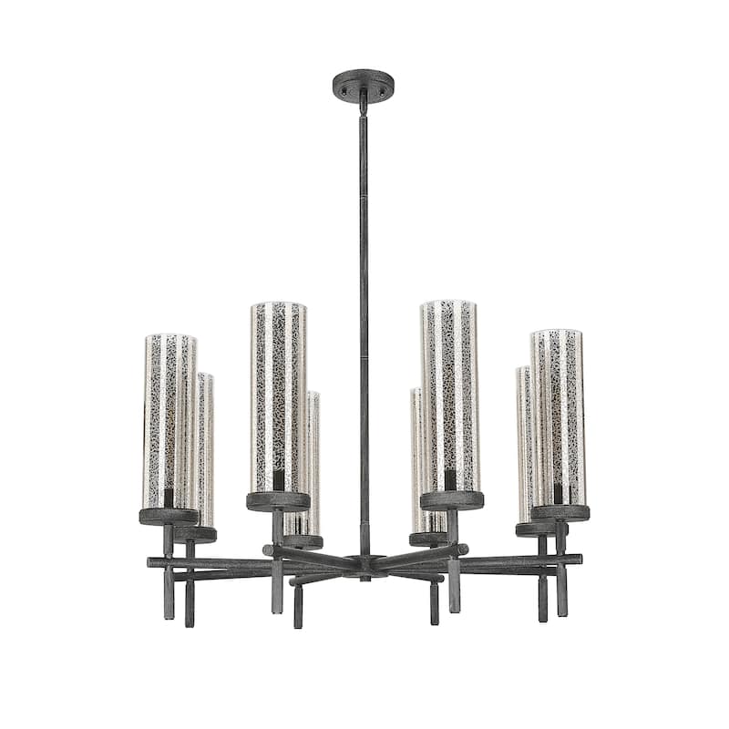Innovations Lighting Downtown Urban - Lincoln - 8 Light 32" Stem Hung Chandlier