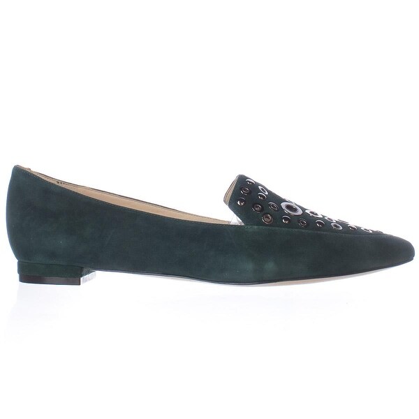 nine west studded flats