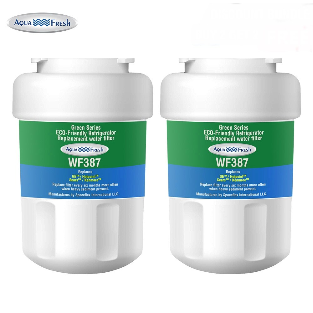 Replacement Water Filter For Ge Gss25gshss Refrigerator Water Filter By Aqua Fresh 2 Pack Green Overstock 22981983