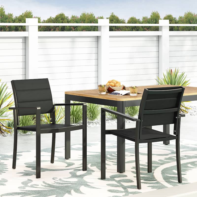 Outdoor Dining Chair - Black