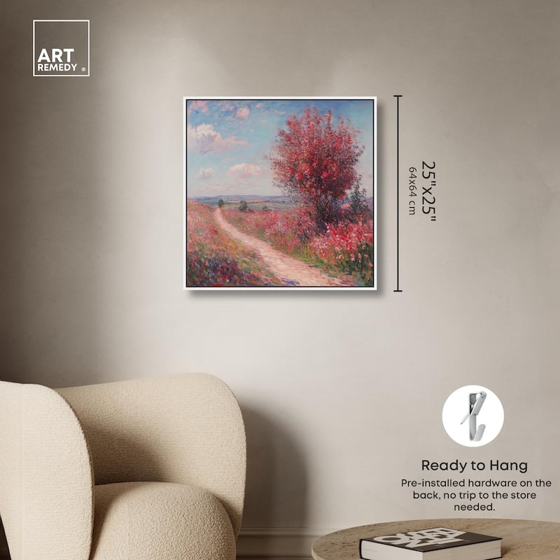 Pourville Breeze Canvas by Art Remedy