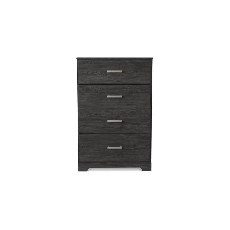 Belachime Black Four Drawer Chest