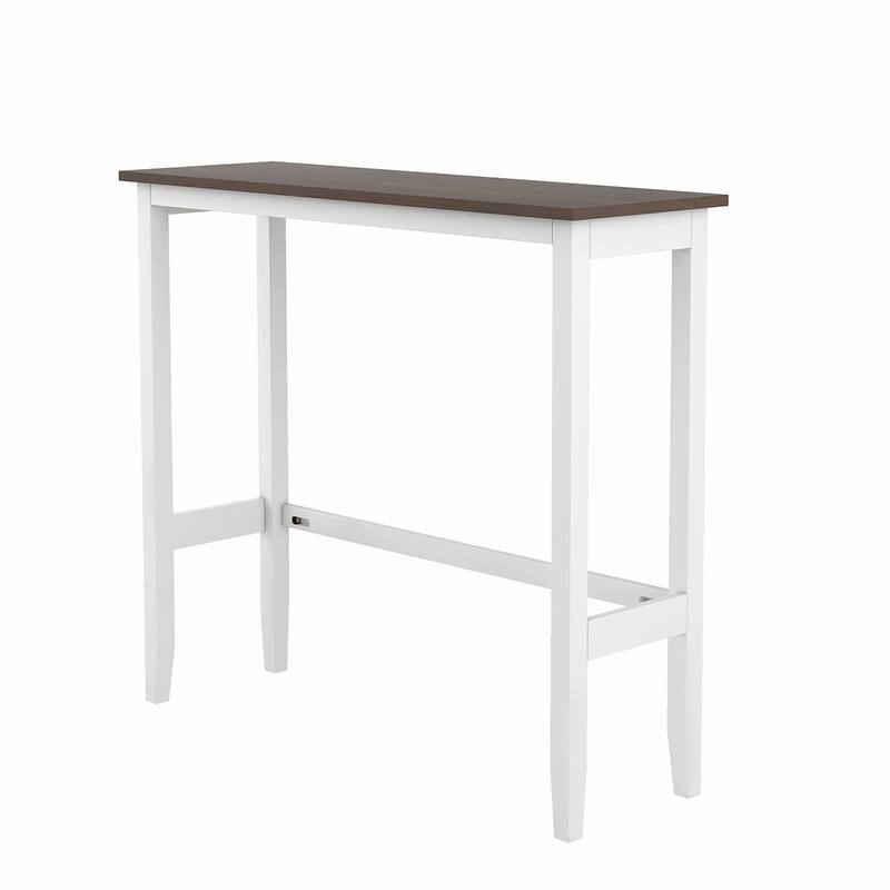 3PCS Counter Height Wood Bar Dining Set