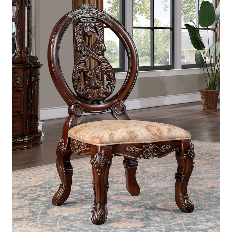 Abiba Traditional Brown 5-Piece Dining Table Set by Furniture of America