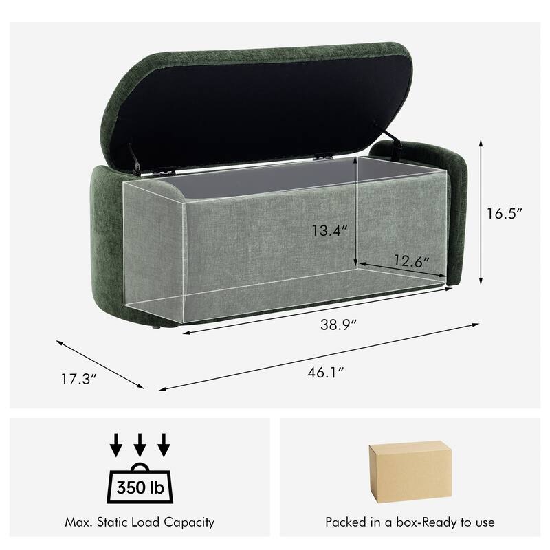 Bedroom Bench Storage Bench with Arms Ottoman entryway bench with storage End of Bed Bench, Entryway Bench