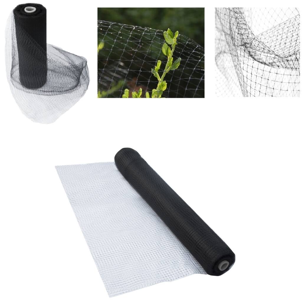 ALEKO Garden Crop Protective Netting Bird Repellent Net 14 x 200 Feet - Black