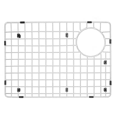 Karran USA GR-6013 19-1/2" L x 14" W Stainless Steel Basin Rack with - Stainless Steel