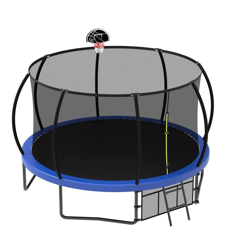 Anmytek 12FT Kids Trampoline with Enclosure and Ladder
