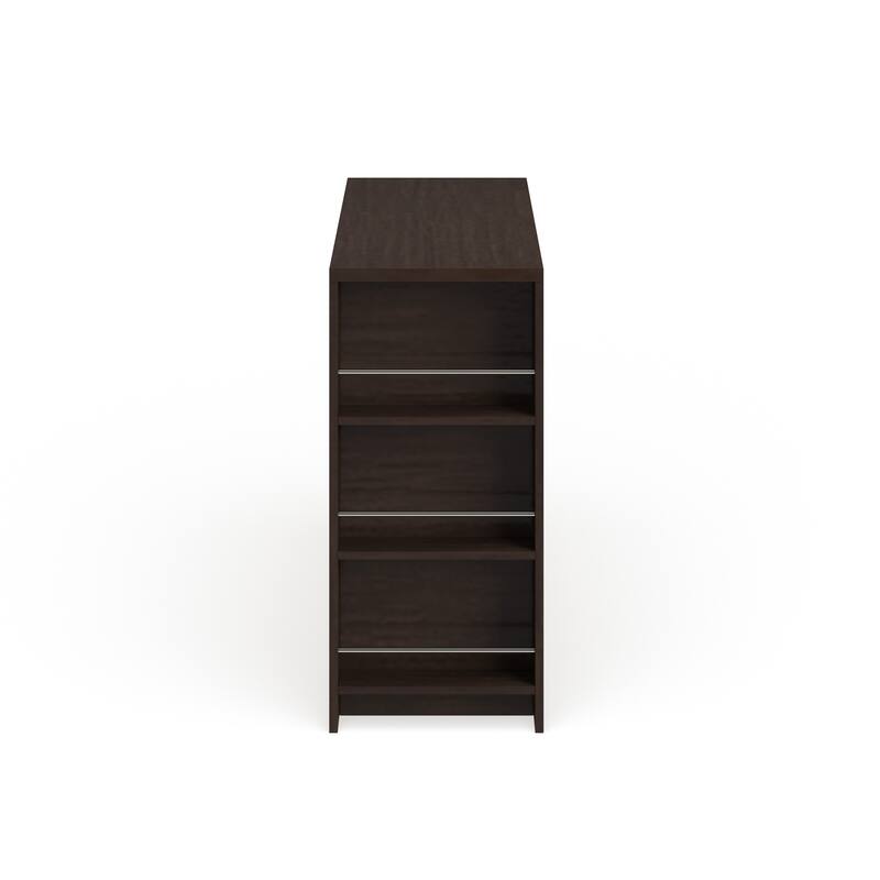 Furniture of America Clayton Modern Cappuccino 12-shelf Dining Buffet