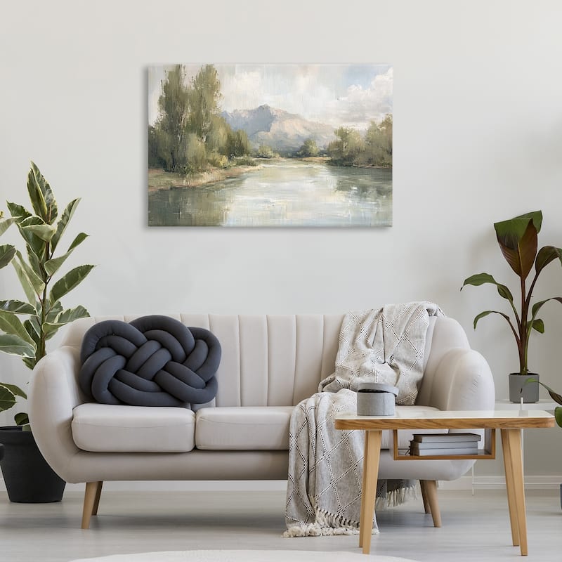 Stupell Where The River Goes Canvas Wall Art Design By Petal Prints Design
