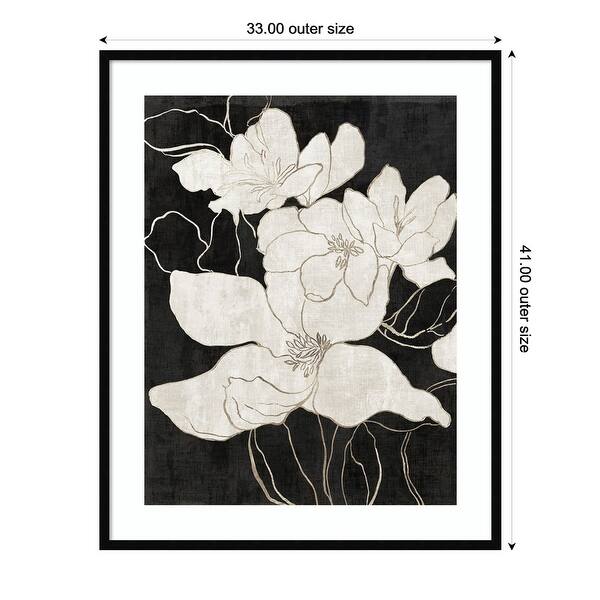 Japandi II by Asia Jensen Wood Framed Wall Art Print - Svelte Noir ...
