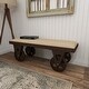 preview thumbnail 12 of 16, Brown MDF Industrial Bench - 47 x 16 x 17