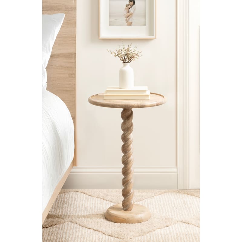 Kate and Laurel Willoughby Round Side Table