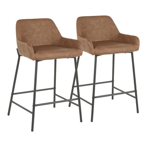 Carbon Loft Galotti Industrial Counter Stools Set Of 2 N A Overstock Com Shopping The Best Deals On Bar Stools 33707715 Green