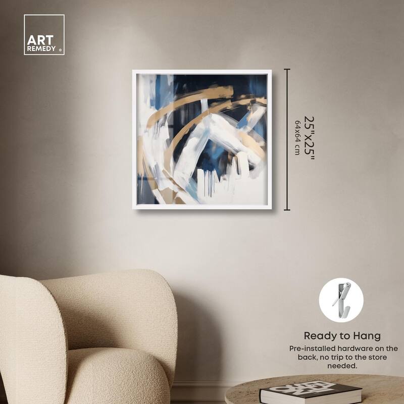 Golden Vortex II Shadowbox by Art Remedy