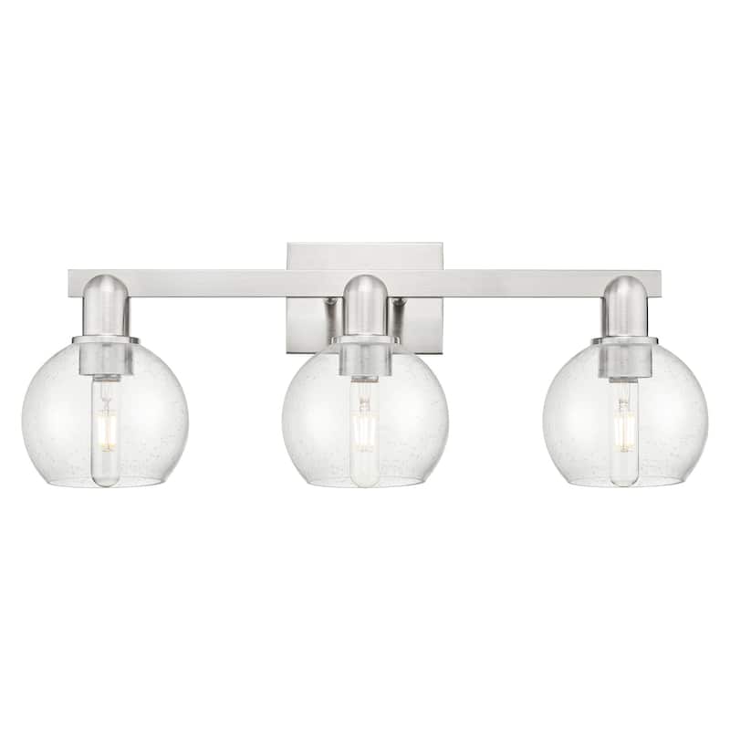 Innovations Lighting 716-3W-10-25 Athens Vanity Athens 3 Light 25" - Brushed Satin Nickel / Seedy