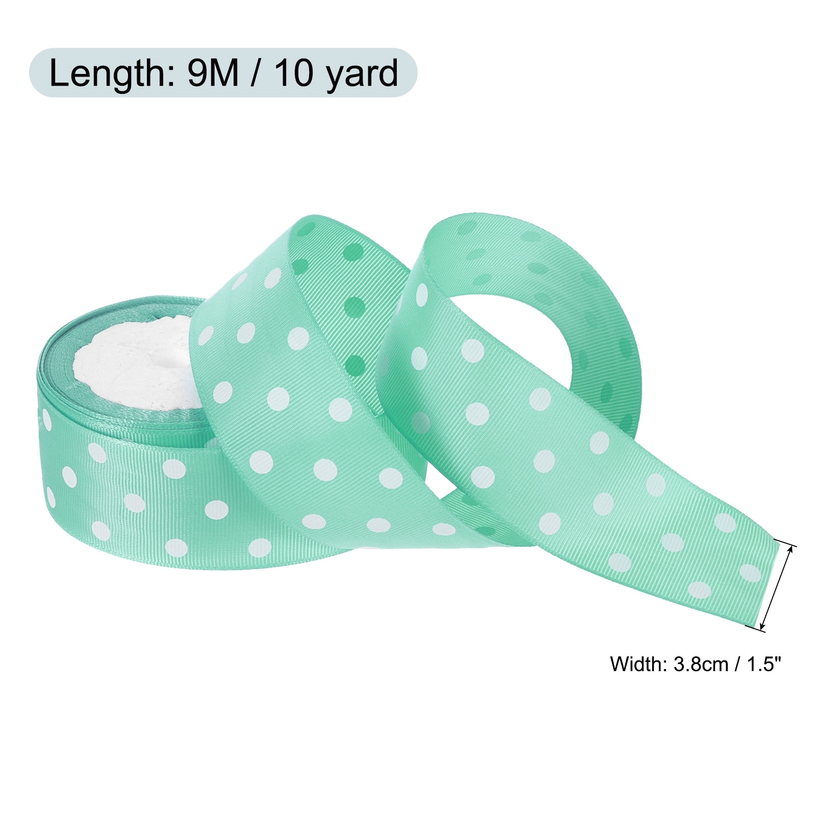 Grosgrain Ribbons with Dots Ribbon Bow Decoration