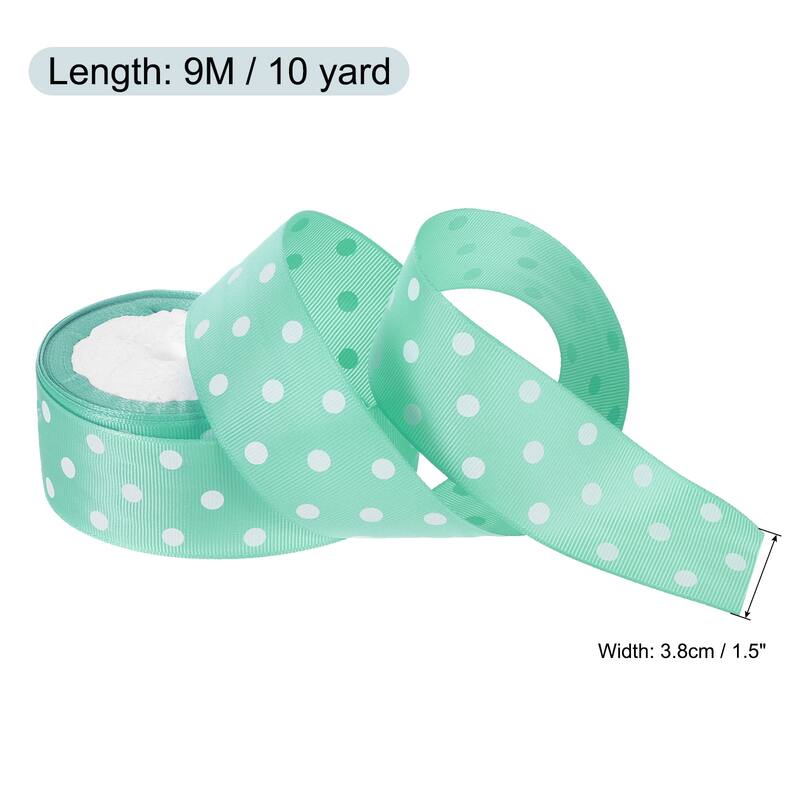 Grosgrain Ribbons with Dots Ribbon Bow Decoration