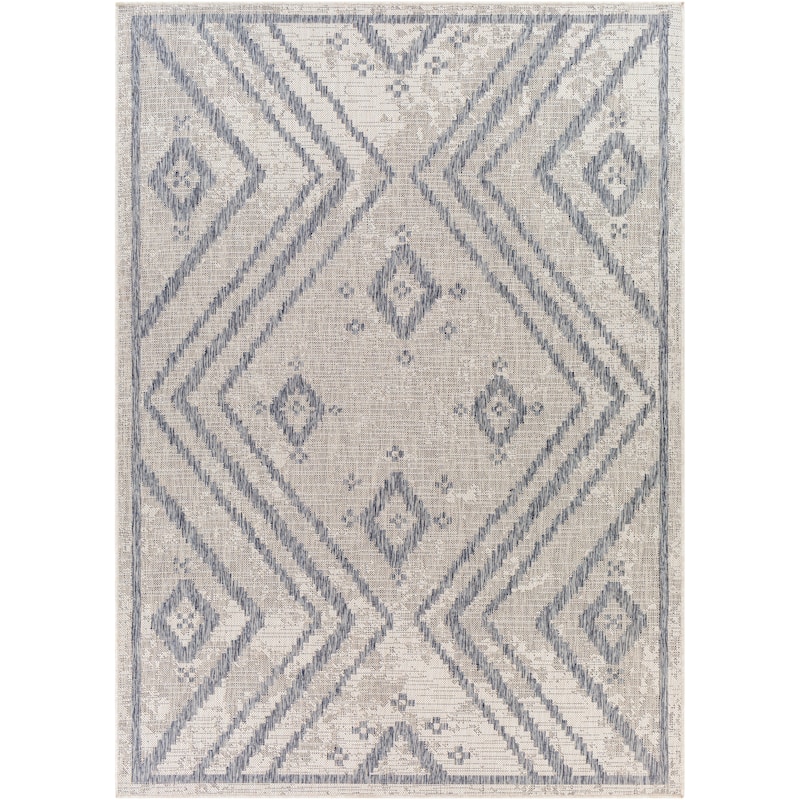 Livabliss Corina Diamond Chevron Indoor/ Outdoor Area Rug