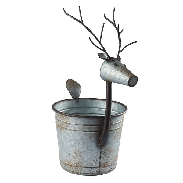 Deer Shaped Planter Galvanized Metal Bucket Potpourri Basket Deer Shaped Planter Galvanized Metal Bucket Potpourri Basket On Free Shipping Orders Over 45 16703146