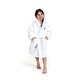 preview thumbnail 2 of 100, Sweet Kids 100% Polyester SUPER PLUSH Double Brushed Hooded Bathrobe with Navy Script Monogram