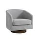 preview thumbnail 10 of 88, 31.1'' W Modern Barrel Swivel Accent Chair