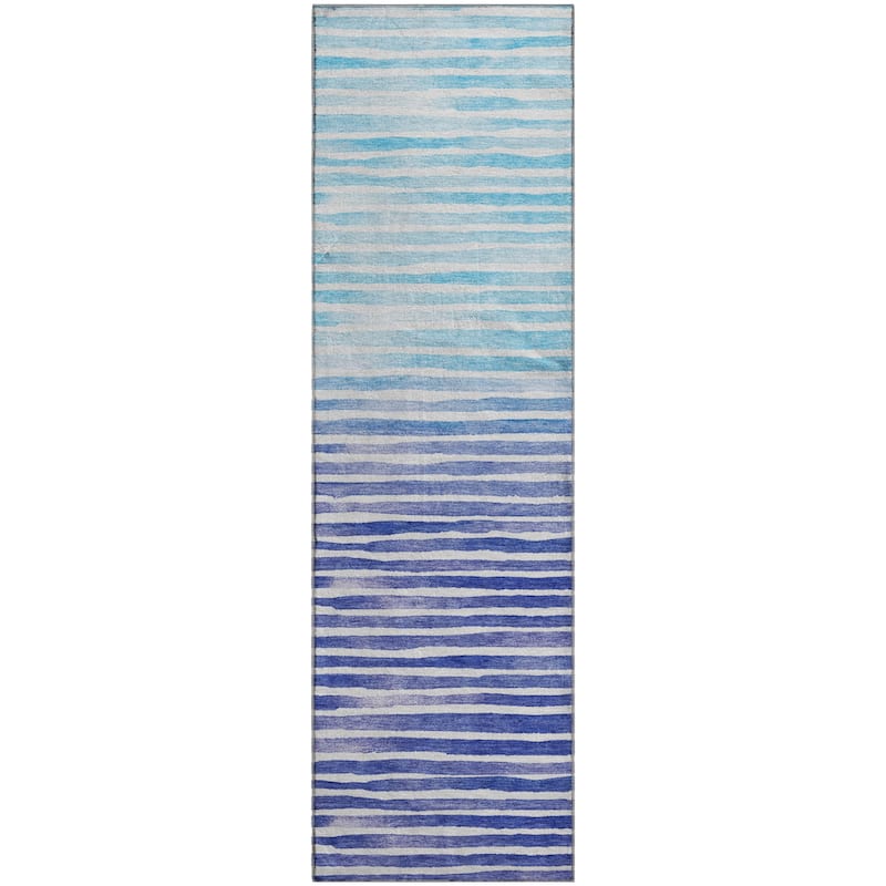 Premium Washable Super Soft Ombre Stripes Mayfield Rug