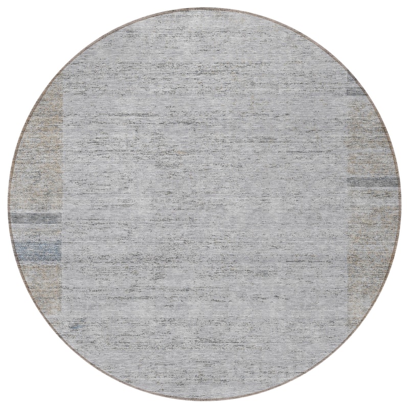 HomeRoots Geometric Transitional Rectangle Outdoor Rug