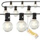 preview thumbnail 13 of 11, 100FT Waterproof LED Patio String Lights with 50 Shatterproof G40 Bulbs
