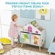 preview thumbnail 4 of 7, Costway Kids Dollhouse Bookshelf Toddler Book & Toy Storage Display - See Details
