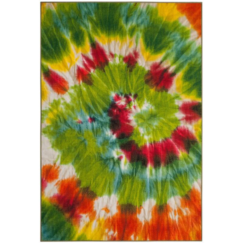 SAFAVIEH Paint Brush Machine Washable Slip Resistant Ameetha Rug