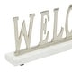 preview thumbnail 5 of 5, Silver Terrazzo Modern Decorative Sign 7 x 21 x 2 - 21 x 2 x 7