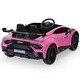 preview thumbnail 3 of 7, Licensed Lamborghini 24V Kids Electric Car with Remote Control, Pink