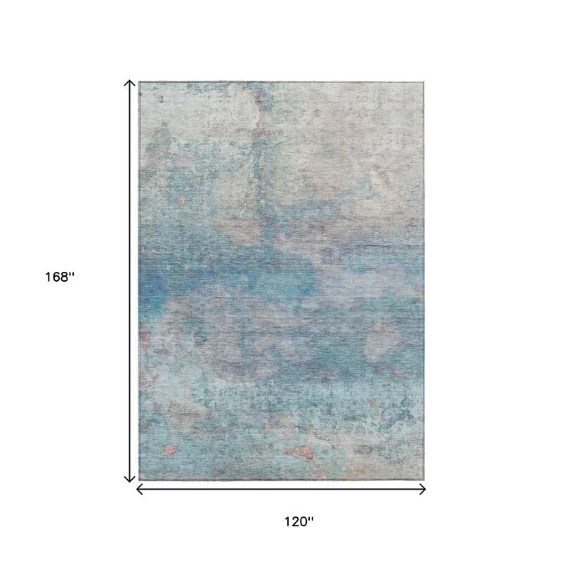 HomeRoots Abstract Transitional Rectangle Outdoor Rug