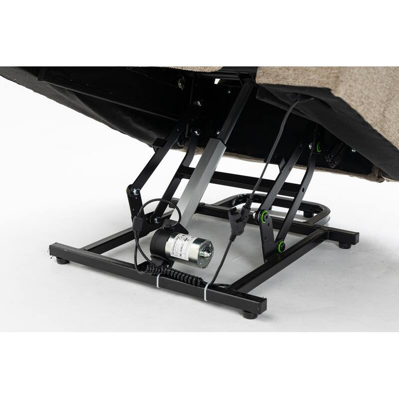 Single Motor Power Lift Recliner Chair with Massage, Heat, and USB Port - 350 lbs Capacity